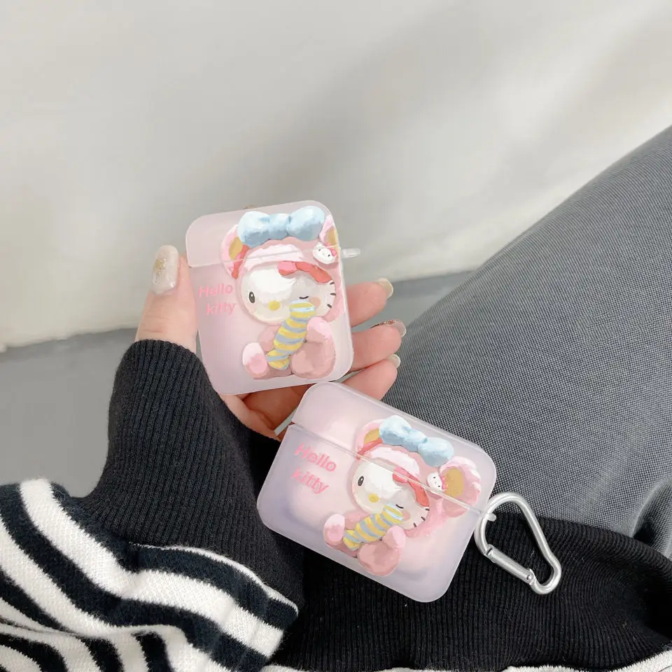 Kawaii Sanrio Accessories Hello Kittys Cartoon Cute Airpods 1/2/3 Airpods Pro Silicone Earphone Case Anime Toys Birthday Gift
Kawaii Sanrio Accessories Hello Kittys Cartoon Cute Airpods 1/2/3 Airpods Pro Silicone Earphone Case Anime Toys Birthday Gift