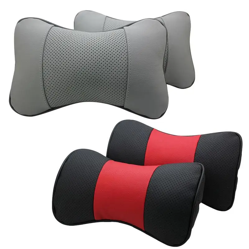 

Автомобильная подушка для поддержки шеи, Автомобильная подушка для защиты головы, мягкая удобная Автомобильная подушка для шеи из пены с эффектом памяти, дышащая кожа