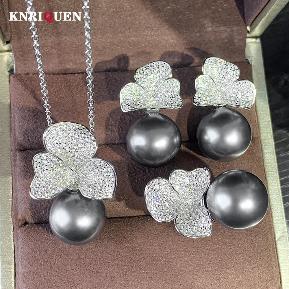 Luxury 100% 925 Real Silver 14mm Pearl Pendant Necklace Ring Earrings Lab Diamond Wedding Band Party Fine Jewelry Sets for Women
Luxury 100% 925 Real Silver 14mm Pearl Pendant Necklace Ring Earrings Lab Diamond Wedding Band Party Fine Jewelry Sets for Women