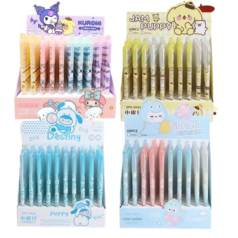 Sanrio 60 шт. мультяшный механический карандаш Cinnamonroll Melodyi подвижные ручки студенческие канцелярские принадлежности 0,5 черная школьная детская ручка для письма
Sanrio 60 шт. мультяшный механический карандаш Cinnamonroll Melodyi подвижные ручки студенческие канцелярские принадлежности 0,5 черная школьная детская ручка для письма