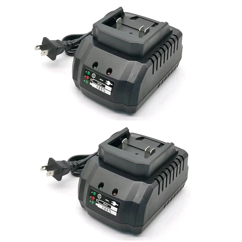 2X Lithium Battery Charger For Makita 18V 21V Battery For Cordless Drill Angle Grinder Electric Blower Power US Plug
2X Lithium Battery Charger For Makita 18V 21V Battery For Cordless Drill Angle Grinder Electric Blower Power US Plug