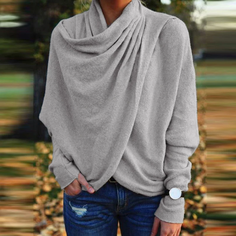 2022 Women Vintage Solid T-Shirts Blusas Mujer Autumn Harajuku Wrap O-Neck Tee Shirt Casual New Folds Chic Loose Long Sleeve Top
2022 Women Vintage Solid T-Shirts Blusas Mujer Autumn Harajuku Wrap O-Neck Tee Shirt Casual New Folds Chic Loose Long Sleeve Top