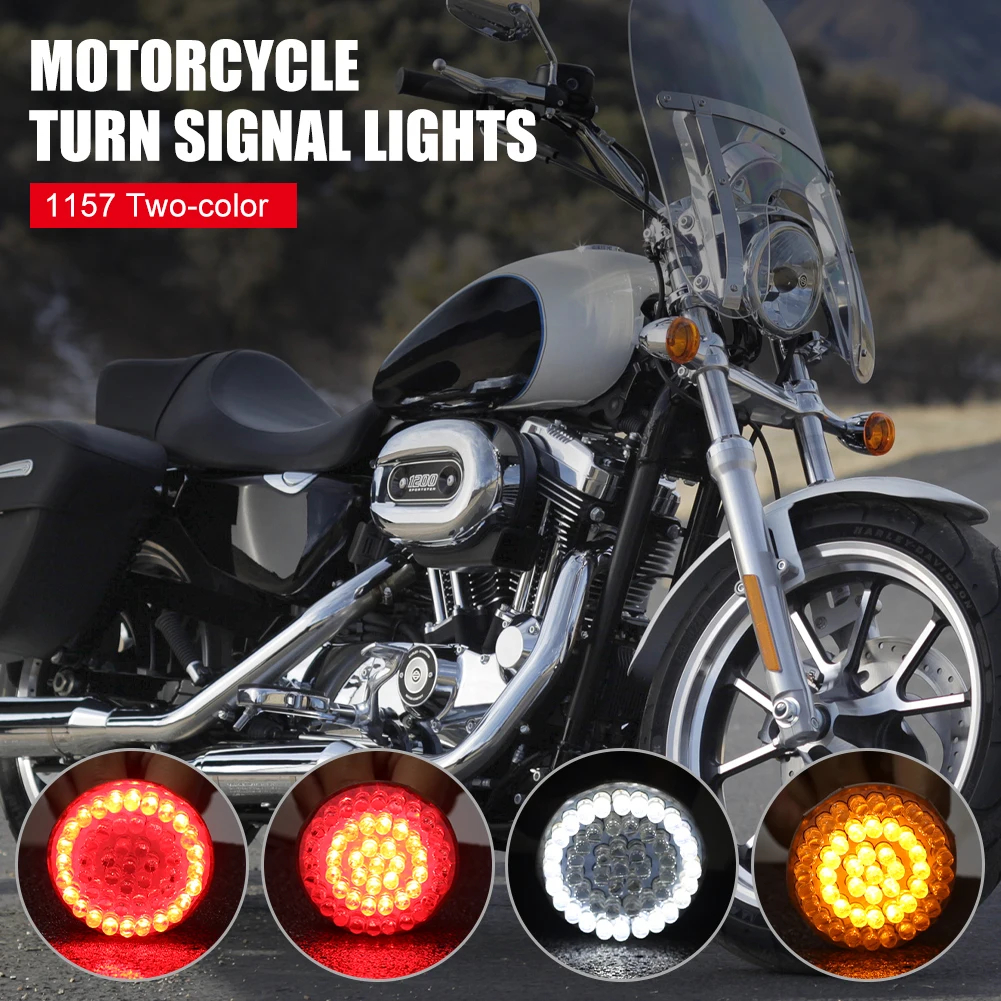 8Pcs 2" LED 1157 Turn Signal Front &Rear 72LED Lamp Insert Smoked Lens Motorcycle Headlight Driving Lamp Turn Signal Accessories
8Pcs 2" LED 1157 Turn Signal Front &Rear 72LED Lamp Insert Smoked Lens Motorcycle Headlight Driving Lamp Turn Signal Accessories