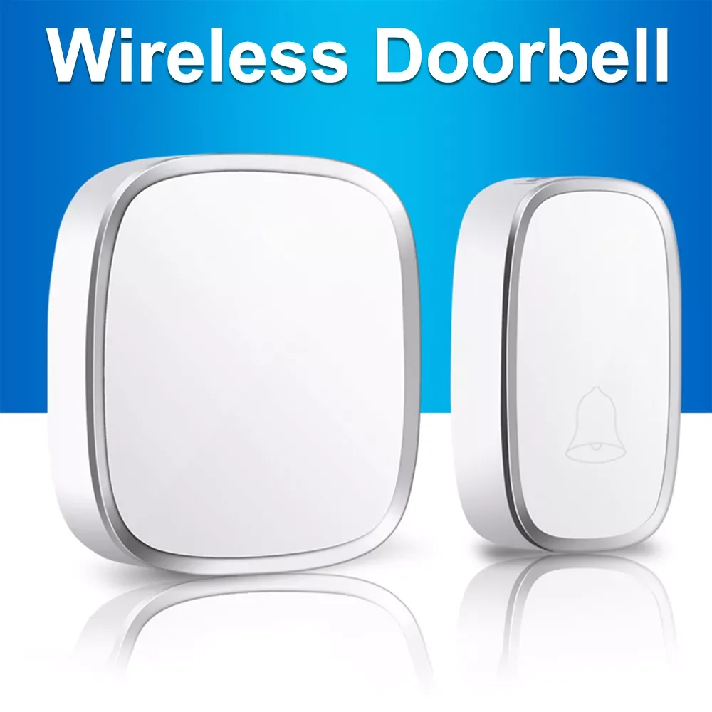Intelligent Wireless Doorbell Waterproof Smart Home Welcome Door Bell 4 Level Volume 36 Songs Door Chimes Security Alarm EU Plug
Intelligent Wireless Doorbell Waterproof Smart Home Welcome Door Bell 4 Level Volume 36 Songs Door Chimes Security Alarm EU Plug