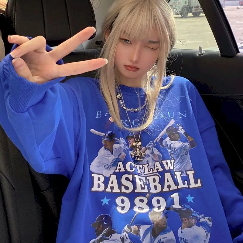 Свитшот в американском стиле женский/мужской/женский, пуловер оверсайз с длинным рукавом, худи в стиле преппи в стиле хип-хоп 
Свитшот в американском стиле женский/мужской/женский, пуловер оверсайз с длинным рукавом, худи в стиле преппи в стиле хип-хоп