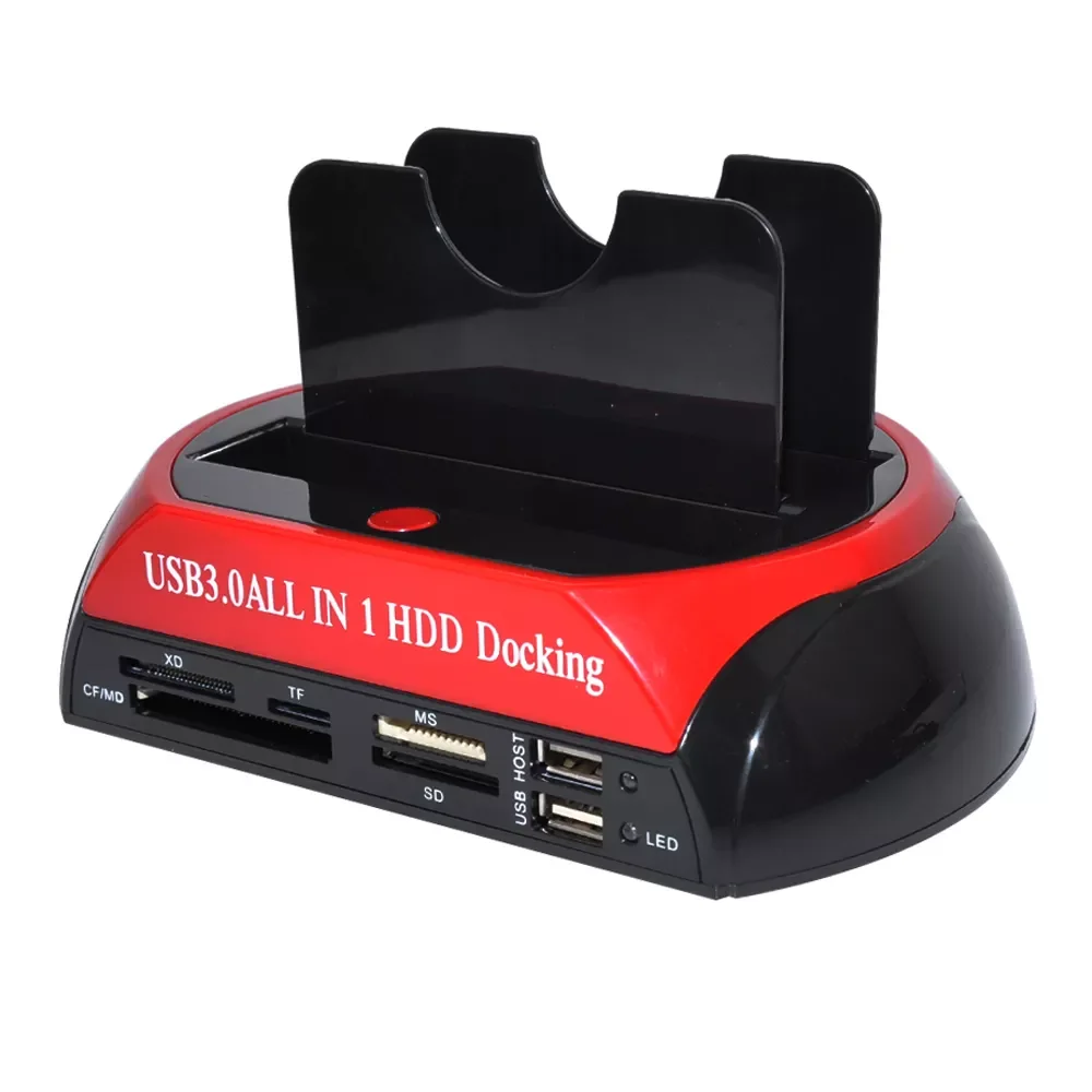 NEW2023 DeepFox Hard Drive Docking Station USB 3.0/Type C to 2.5 3.5 Inch SATA IDE Dual Slots HDD SSD Enclosure with Card Reader
NEW2023 DeepFox Hard Drive Docking Station USB 3.0/Type C to 2.5 3.5 Inch SATA IDE Dual Slots HDD SSD Enclosure with Card Reader