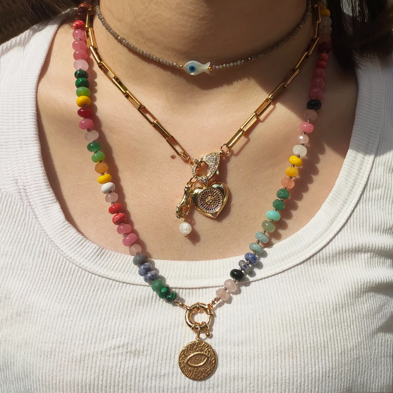 Бамбуковая цепочка в стиле панк, блестящее сердце, естественный цвет, зеленая авантюрин, длинное Гламурное украшение для глаз
Бамбуковая цепочка в стиле панк, блестящее сердце, естественный цвет, зеленая авантюрин, длинное Гламурное украшение для глаз