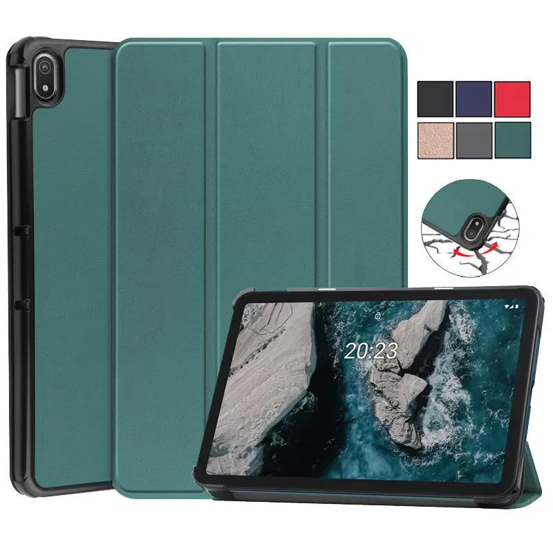 Nokia T20 T 20 Case 2021 PU Leather Tri-Folding Stand Magnetic Smart Cover for Funda Nokia T20 10.4 inch 2021 Tablet Kids
Nokia T20 T 20 Case 2021 PU Leather Tri-Folding Stand Magnetic Smart Cover for Funda Nokia T20 10.4 inch 2021 Tablet Kids