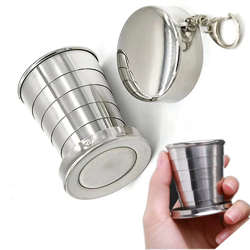 75ml/150ml/250ml Portable Stainless Steel Foldable Cup Outdoor Travel Collapsible Telescopic Cup Hiking Camping Water Coffee Mug
75ml/150ml/250ml Portable Stainless Steel Foldable Cup Outdoor Travel Collapsible Telescopic Cup Hiking Camping Water Coffee Mug