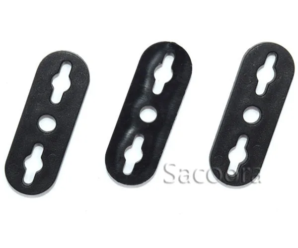 10pcs 11mm*4mm 3 Holes Flat Soft Sliding Pointed Oval Cord Lock Stopper For Shoelace / Sportswear Accessorie
10pcs 11mm*4mm 3 Holes Flat Soft Sliding Pointed Oval Cord Lock Stopper For Shoelace / Sportswear Accessorie