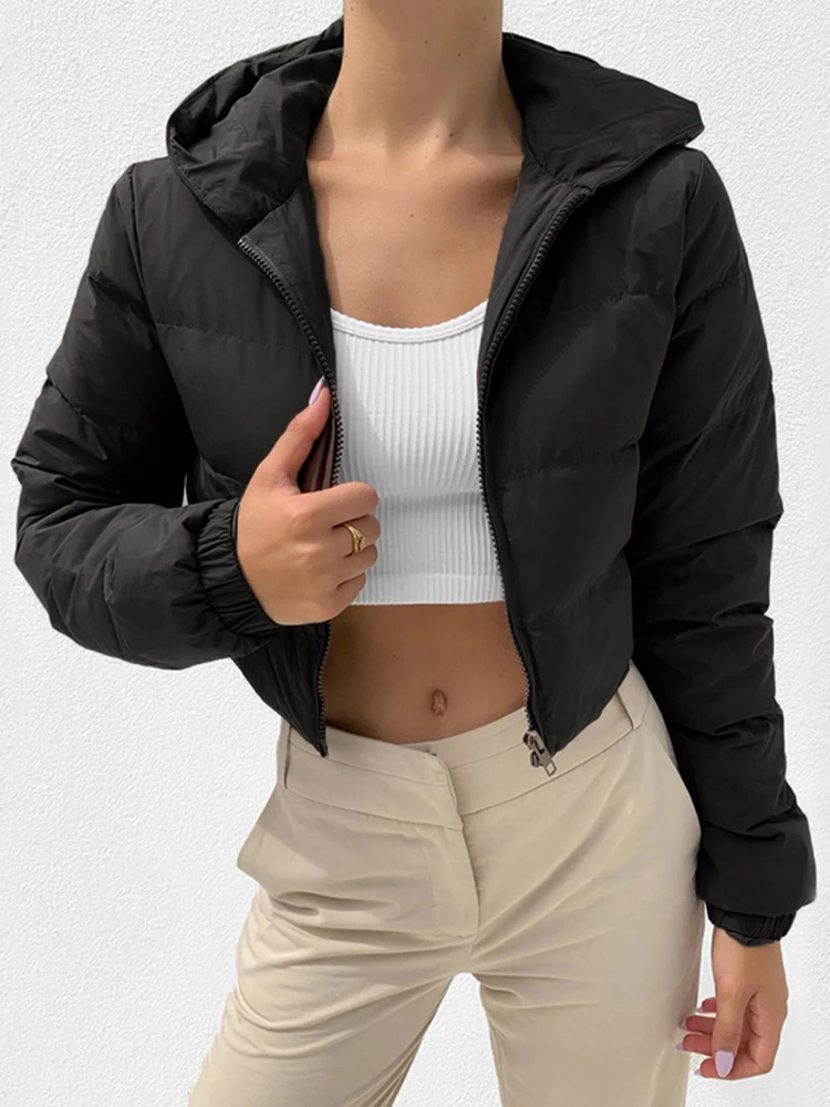 Short Jacket Winter Autumn Female Puffer Jacket Parkas Mujer Fashion Bubble Coat Solid Standard Collar Oversized Streetwear Sexy
Short Jacket Winter Autumn Female Puffer Jacket Parkas Mujer Fashion Bubble Coat Solid Standard Collar Oversized Streetwear Sexy