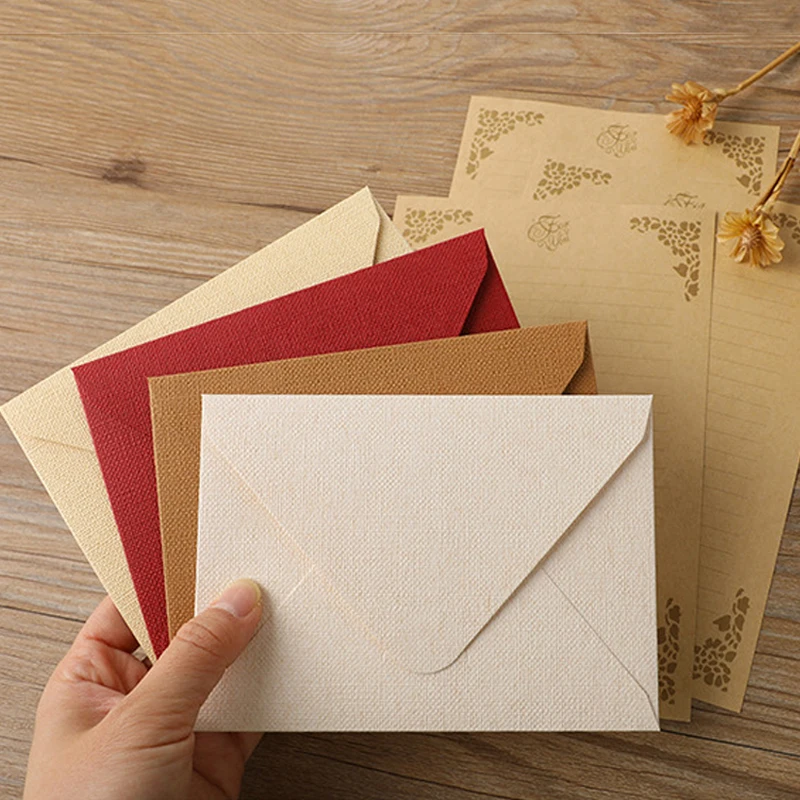 Envelope Kraft Paper Vintage Linen Material Envelope Letter Paper Wedding Invitation Gift Envelope
Envelope Kraft Paper Vintage Linen Material Envelope Letter Paper Wedding Invitation Gift Envelope