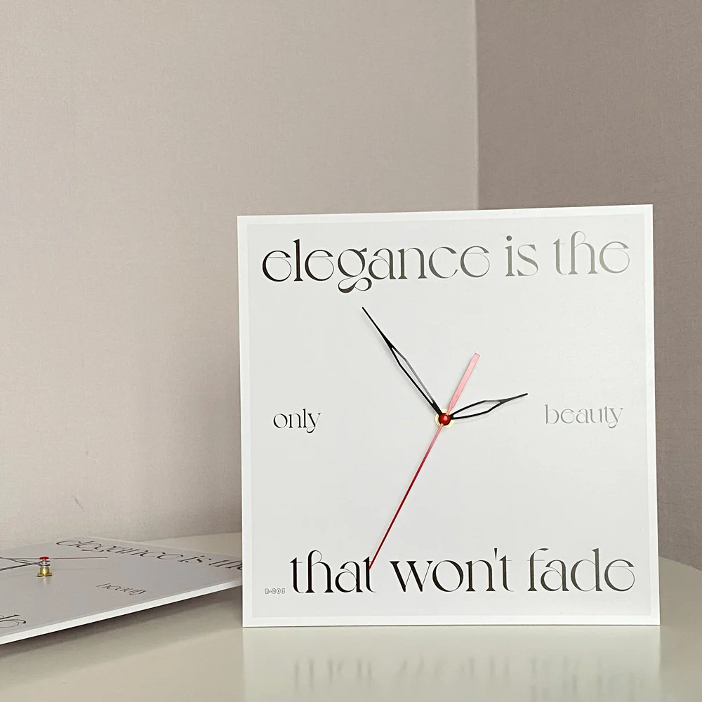 часы настольные Frameless Mute Office Luxury Wall Clock INS Blogger Decorative Painting With Hook PVC 30CM Square ساعة Vintage
часы настольные Frameless Mute Office Luxury Wall Clock INS Blogger Decorative Painting With Hook PVC 30CM Square ساعة Vintage