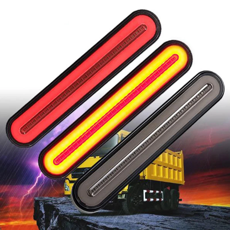 12V 24V Truck Trailer Lights LED Strips Car Turn Signal Lamp Rear Tail Indicator Taillight Brake 3 in 1 Neon LED Waterproof
12V 24V Truck Trailer Lights LED Strips Car Turn Signal Lamp Rear Tail Indicator Taillight Brake 3 in 1 Neon LED Waterproof
