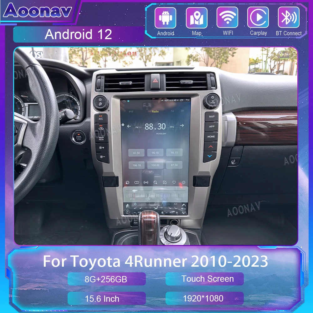 Автомагнитола 256G Android 12 для Toyota 4runner 2010-2023, мультимедийный стерео-плеер в стиле Tesla с GPS-навигацией, мультимедийный плеер
Автомагнитола 256G Android 12 для Toyota 4runner 2010-2023, мультимедийный стерео-плеер в стиле Tesla с GPS-навигацией, мультимедийный плеер