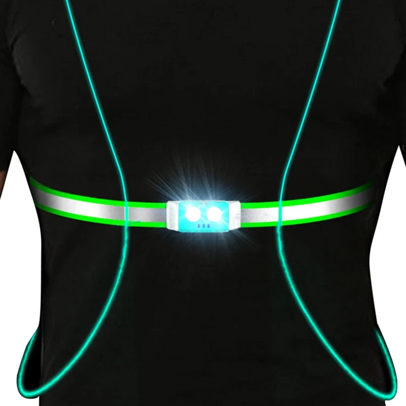 Night Running Light Reflective Vest LED Chest Lamp USB Charge Camping Fishing Cycling Vest Light
Night Running Light Reflective Vest LED Chest Lamp USB Charge Camping Fishing Cycling Vest Light
