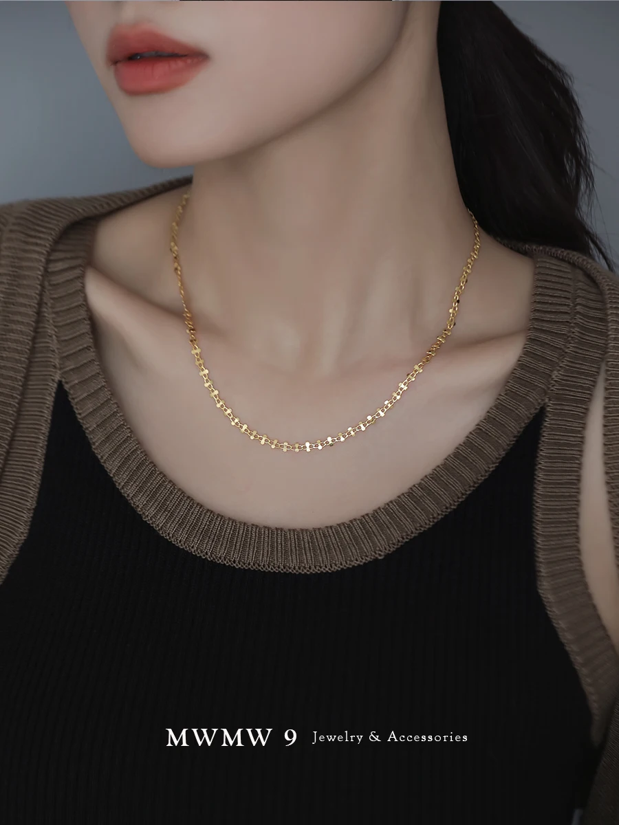 Ожерелье CHOZON из серебра 925 пробы со сверкающим эффектом 
Ожерелье CHOZON из серебра 925 пробы со сверкающим эффектом