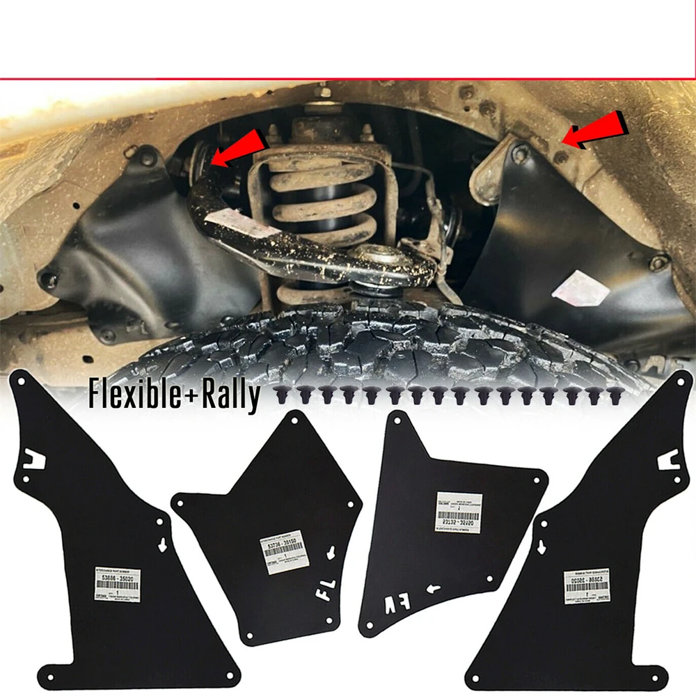 Брызговик для Lexus GX460, Накладка для крыла, черная защита для Toyota 4runner FJ-Cruiser 53735-35150 53736-35150 53886-35020 
Брызговик для Lexus GX460, Накладка для крыла, черная защита для Toyota 4runner FJ-Cruiser 53735-35150 53736-35150 53886-35020