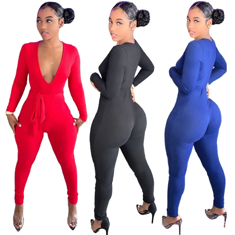 Womens Fashion One Piece Bodysuit Jumpsuit Sexy Long Sleeve Knit Playsuits Casual Body Suit Rompers V-Neck Outfits Tracksuit
Womens Fashion One Piece Bodysuit Jumpsuit Sexy Long Sleeve Knit Playsuits Casual Body Suit Rompers V-Neck Outfits Tracksuit