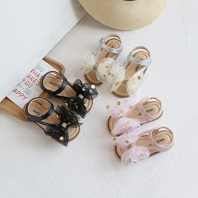 Sandals For Kids Girl Cute Sweet Summer New Soft Sole Beach Shoe Fashion Casual Mesh Bow Princess Shoes Pink Sliver Size 21-30
Sandals For Kids Girl Cute Sweet Summer New Soft Sole Beach Shoe Fashion Casual Mesh Bow Princess Shoes Pink Sliver Size 21-30