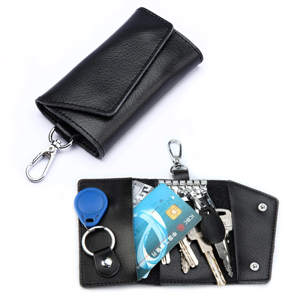 Multifunctional PU Leather Key Bag Card Wallet Men's Car Keys Case Fashion Key Hang Holder Organizer Pouch for Women
Multifunctional PU Leather Key Bag Card Wallet Men's Car Keys Case Fashion Key Hang Holder Organizer Pouch for Women