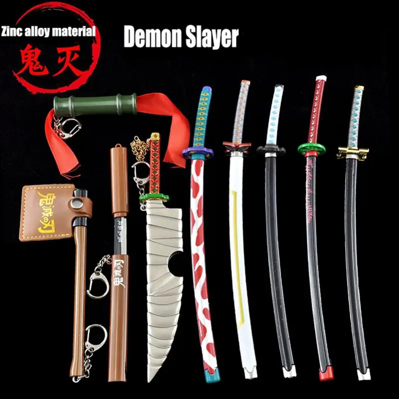 Demon Slayer Metal Simulation Katana Tanjiro Sunwheel Knife Animation props Weapon Model Bedroom Decoration Children's Gifts
Demon Slayer Metal Simulation Katana Tanjiro Sunwheel Knife Animation props Weapon Model Bedroom Decoration Children's Gifts