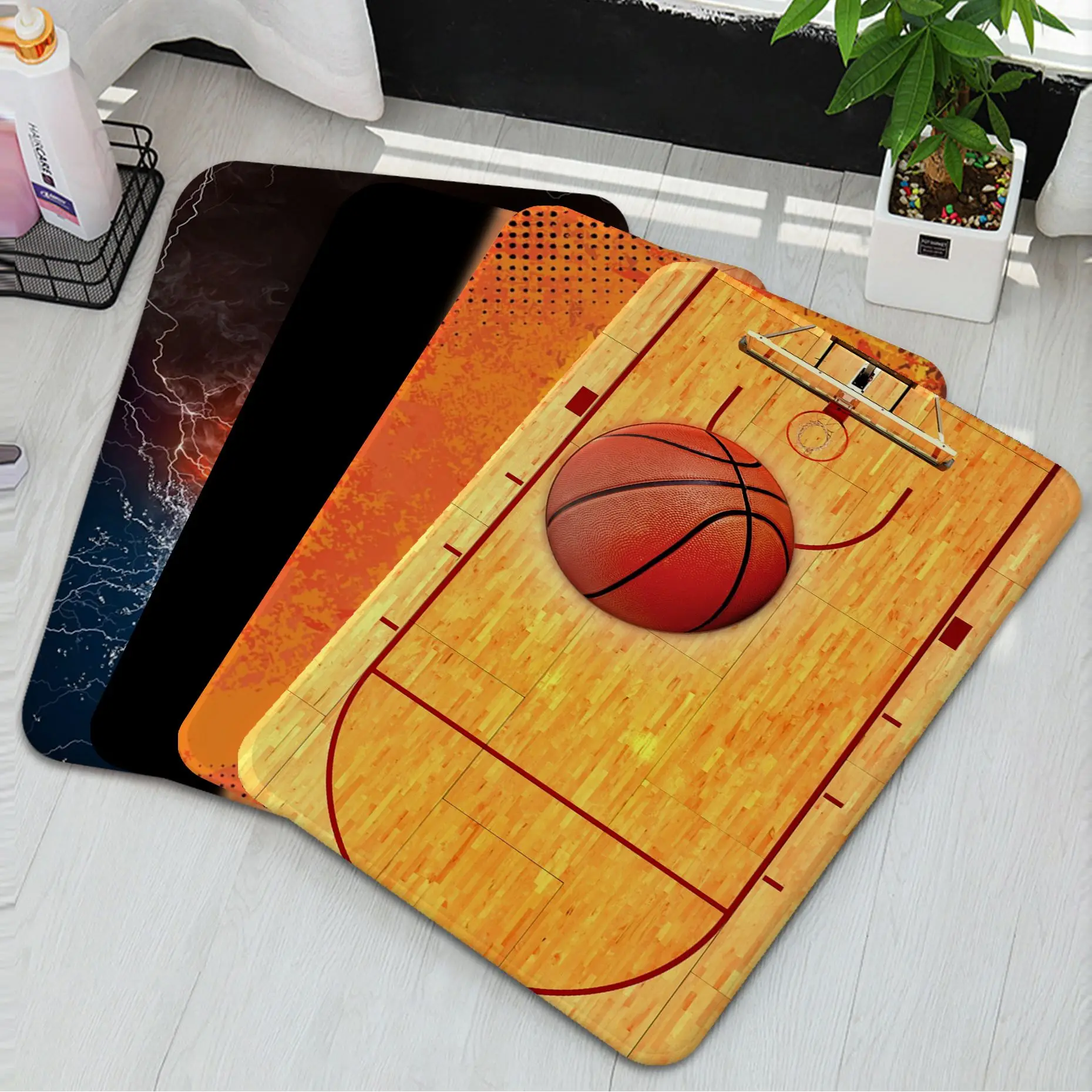 Basketball court Door Mat Nordic Style Bedroom Living Room Doormat Home Balcony Anti-Slip Household Carpets
Basketball court Door Mat Nordic Style Bedroom Living Room Doormat Home Balcony Anti-Slip Household Carpets