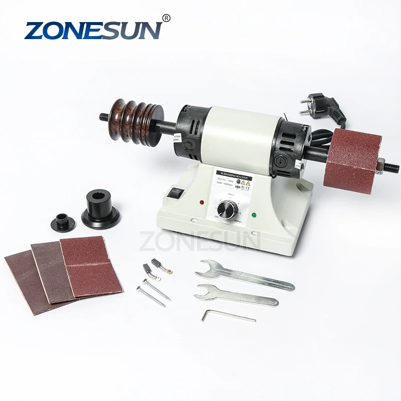 ZONESUN Vegetable Tanned Leather Burnishing Machine Mini Desktop Leather Edge Grinding Machine Polishing Tool side Polisher 220V
ZONESUN Vegetable Tanned Leather Burnishing Machine Mini Desktop Leather Edge Grinding Machine Polishing Tool side Polisher 220V