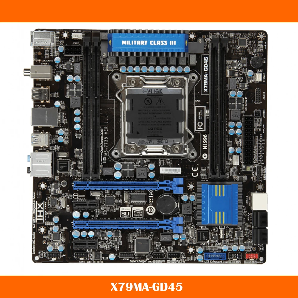 Оригинальная материнская плата для Msi X79 LGA2011 DDR3 64 Гб SATA3 * 2 USB2.0/3,0
Оригинальная материнская плата для Msi X79 LGA2011 DDR3 64 Гб SATA3 * 2 USB2.0/3,0