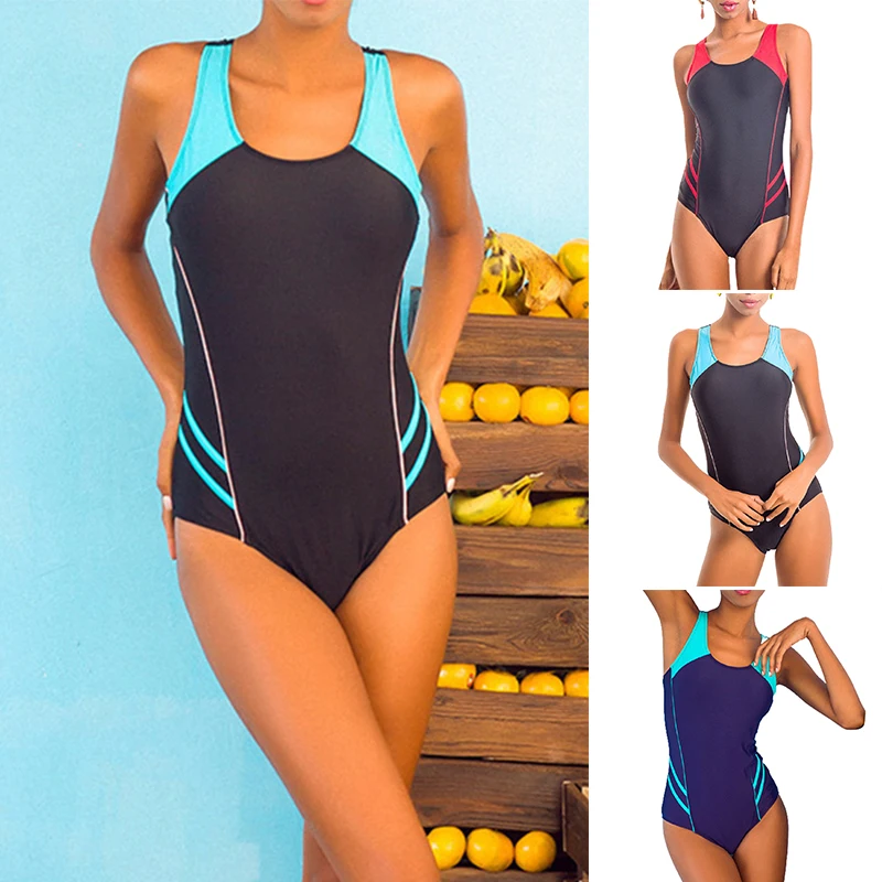 Women One Piece Swimsuits High Cut Swimwear Color Block Backless Comfortable for Summer Swimming B2Cshop
Women One Piece Swimsuits High Cut Swimwear Color Block Backless Comfortable for Summer Swimming B2Cshop