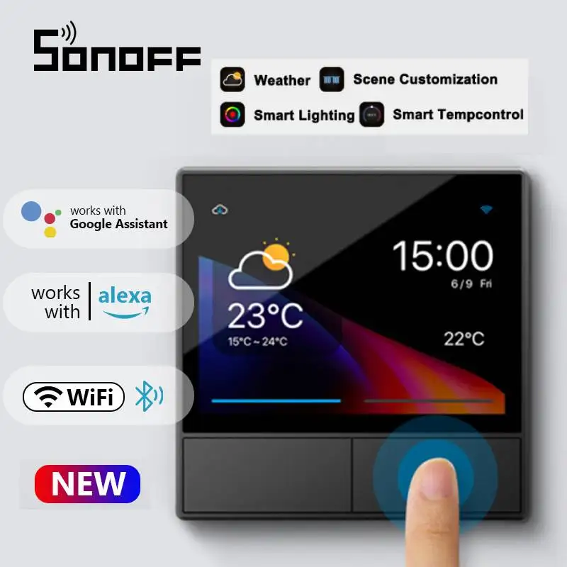 Панель дистанционного управления для системы «умный дом» SONOFF, ЕС, США, Wi-Fi, голосовое управление, голосовой помощник Alexa, Google Home, поддержка на...
Панель дистанционного управления для системы «умный дом» SONOFF, ЕС, США, Wi-Fi, голосовое управление, голосовой помощник Alexa, Google Home, поддержка на...