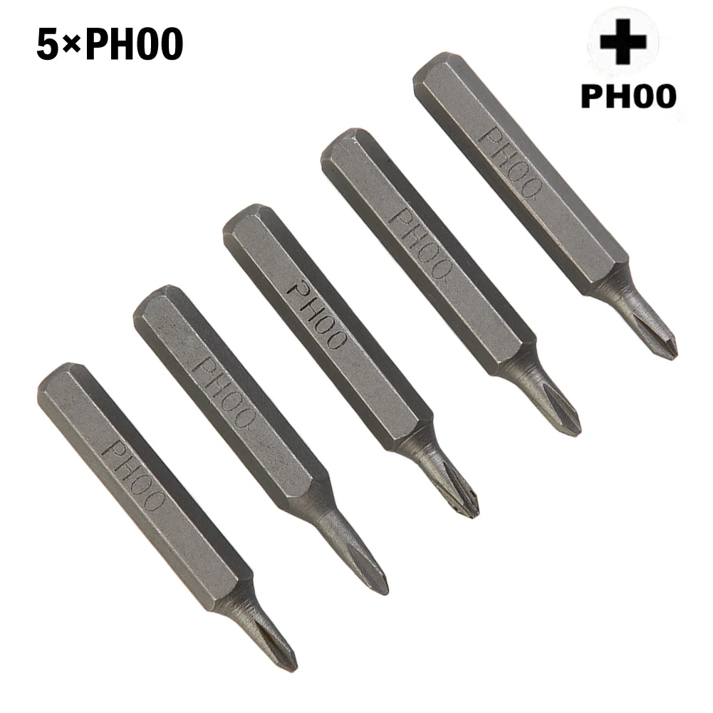 5pcs Phillips Screwdriver Bits PH0000 PH000 PH00 PH0 PH1 PH2 H4×28mm 4mm Hex Shank Hand Tools For Battery Phone Repairing
5pcs Phillips Screwdriver Bits PH0000 PH000 PH00 PH0 PH1 PH2 H4×28mm 4mm Hex Shank Hand Tools For Battery Phone Repairing