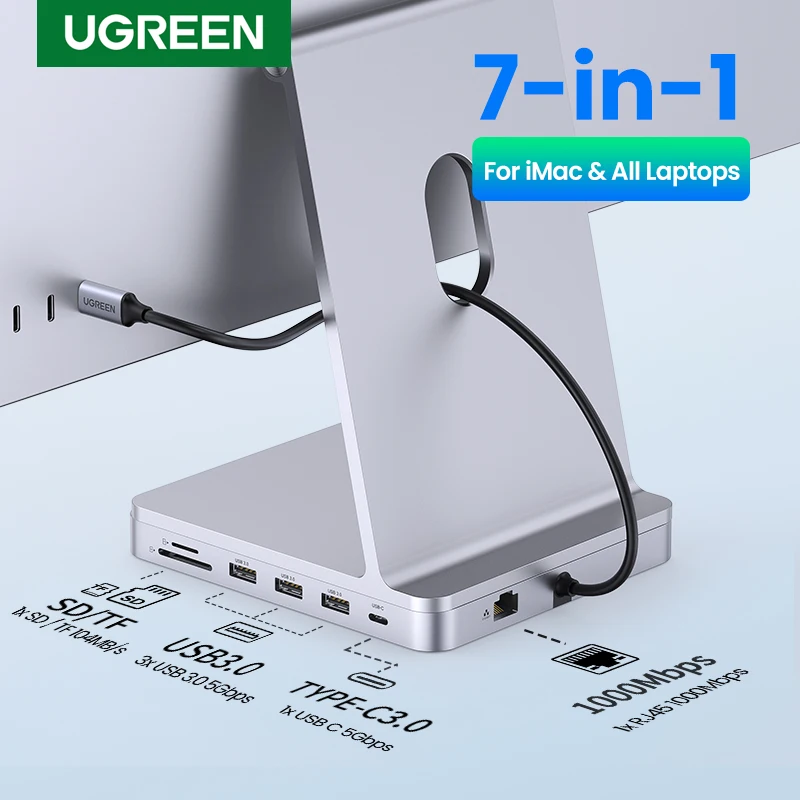 USB-концентратор UGREEN на RJ45 1000 Мбит/с 5 Гбит/с USB 3 0 Тип C - купить по выгодной цене |