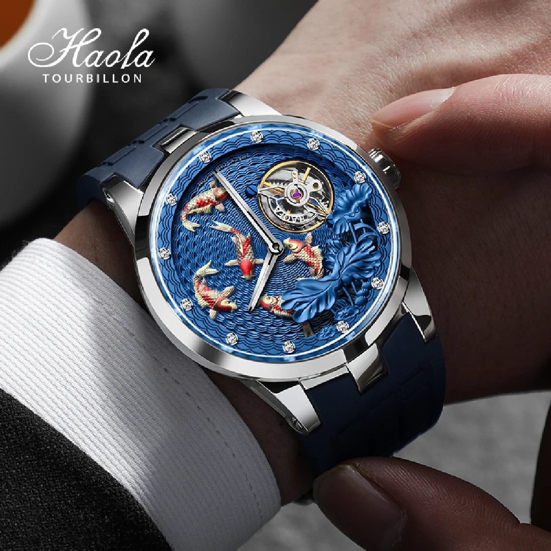 Haofa Manual Carrousel Mechanical Mens Watch Sapphire Rotating Waterproof Karrusel Watch For Men Luxury rel��gio masculino 1951
Haofa Manual Carrousel Mechanical Mens Watch Sapphire Rotating Waterproof Karrusel Watch For Men Luxury rel��gio masculino 1951