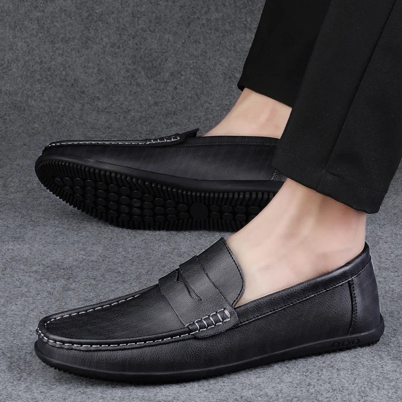 

Men's shoes Loafers leather casual shoes Handmade soft top men's shoes Comfort driving shoes Sports shoes 2022 men's shoes