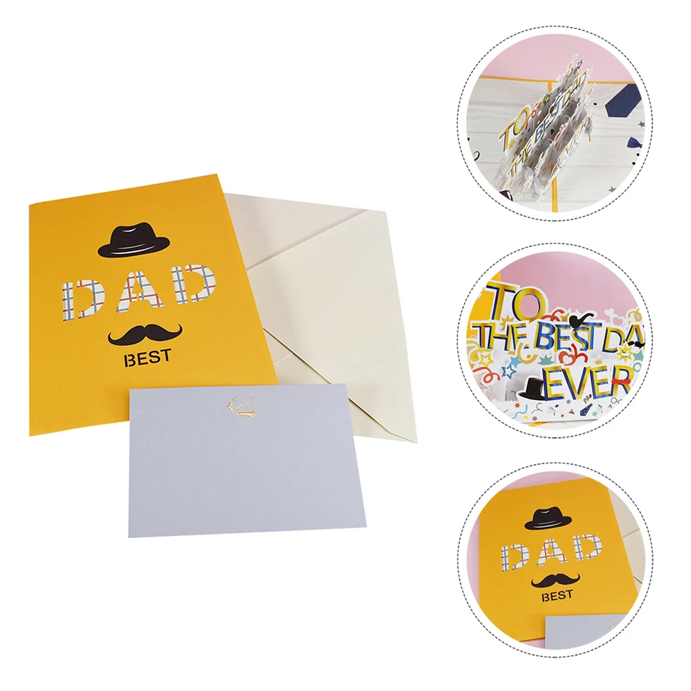 Fathers Birthday Greeting Dad Day 3D Blessing Invitation Message Decorative Daddy Gift Thank You Congratulations Favors
Fathers Birthday Greeting Dad Day 3D Blessing Invitation Message Decorative Daddy Gift Thank You Congratulations Favors