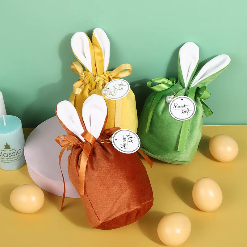 2Pcs Velvet Easter Bags Cute Bunny Gift Packing Rabbit Valentine Candy Dragee Bags Wedding Birthday Party Decoration 2023
2Pcs Velvet Easter Bags Cute Bunny Gift Packing Rabbit Valentine Candy Dragee Bags Wedding Birthday Party Decoration 2023