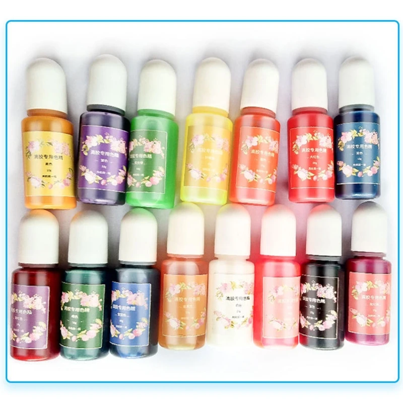 10 Pcs/set Handmade Epoxy Pigment DIY Crafts Tasteless Coloring Agent Jewelry Making Accessories Oily Dye
10 Pcs/set Handmade Epoxy Pigment DIY Crafts Tasteless Coloring Agent Jewelry Making Accessories Oily Dye