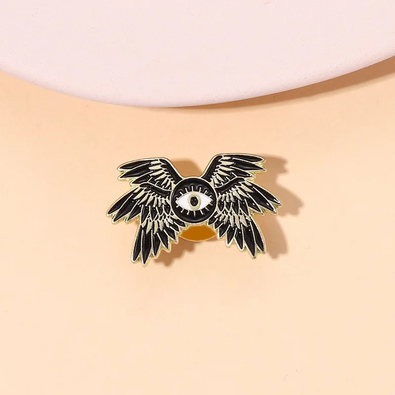 Punk Eye Pins Dark Style Wing Pins Backpack Clothing Accessories Alloy Enamel Lapel Pins Brooch
Punk Eye Pins Dark Style Wing Pins Backpack Clothing Accessories Alloy Enamel Lapel Pins Brooch