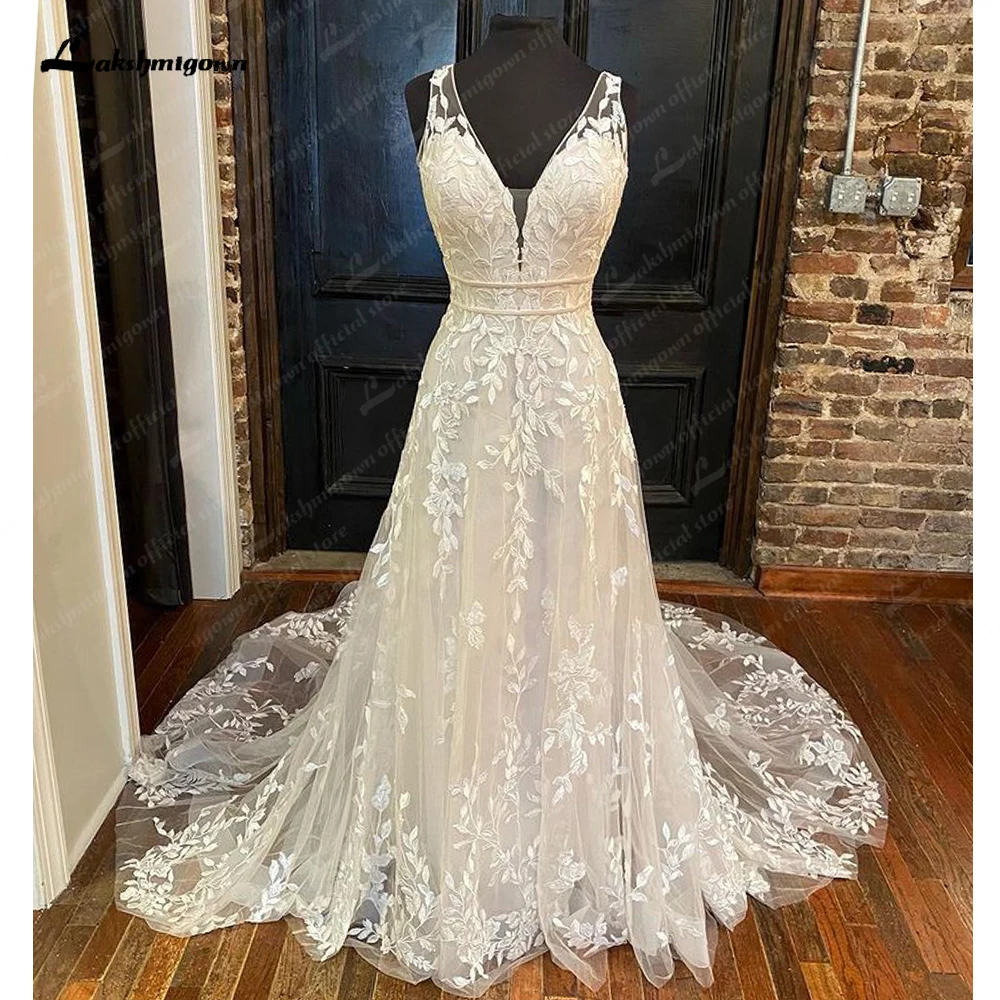 Lakshmigown трапециевидная Кружевная аппликация в стиле бохо пляжное платье без рукавов со шлейфом с открытой спиной 2023 Vestidos платье для невесты
Lakshmigown трапециевидная Кружевная аппликация в стиле бохо пляжное платье без рукавов со шлейфом с открытой спиной 2023 Vestidos платье для невесты