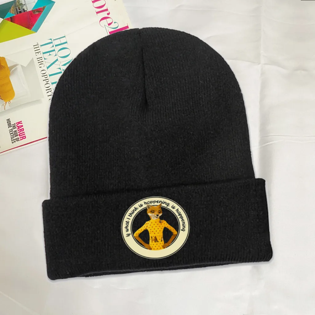 What I Think Is Happening Fantastic Mr. Fox Clever Plot Knitting Beanie Caps Skullies Beanies Ski Caps Soft Bonnet Hats Winter
What I Think Is Happening Fantastic Mr. Fox Clever Plot Knitting Beanie Caps Skullies Beanies Ski Caps Soft Bonnet Hats Winter