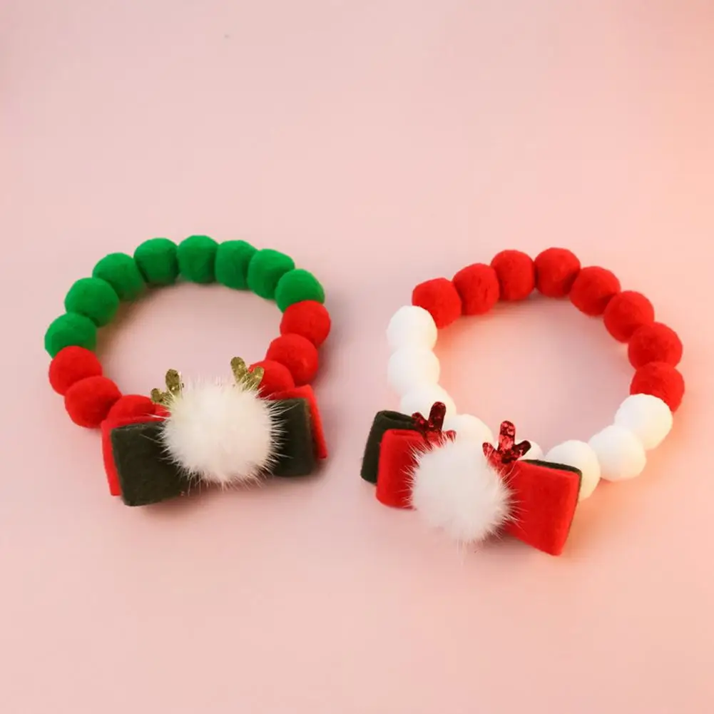 Cozy Multiple Styles Xmas Pet Collar Vibrant Color Xmas Bow-knot Cat Collar Pet Cosplay Photography Prop Decorative
Cozy Multiple Styles Xmas Pet Collar Vibrant Color Xmas Bow-knot Cat Collar Pet Cosplay Photography Prop Decorative