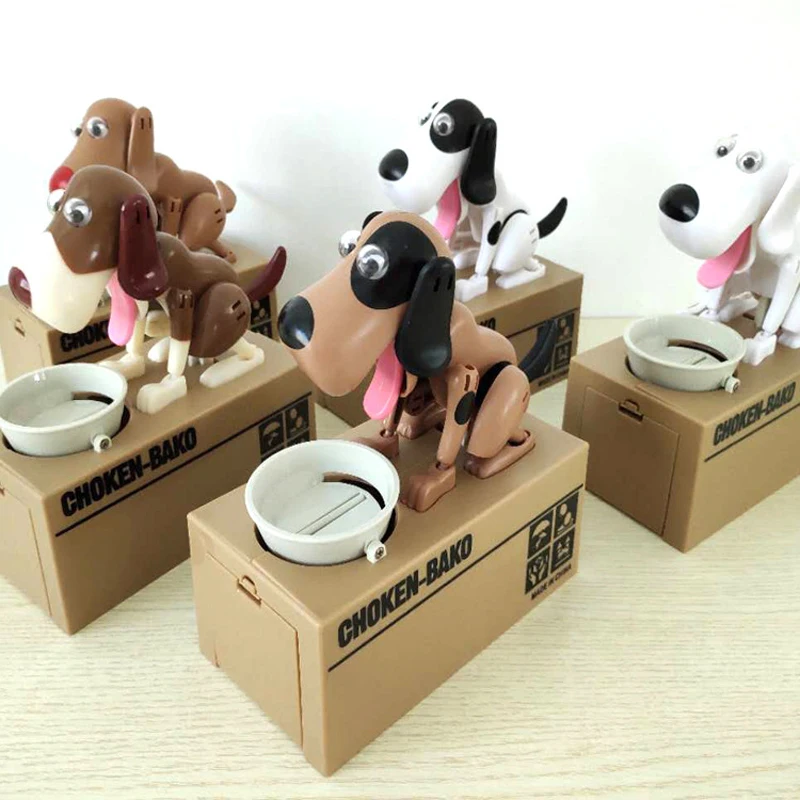 Creative Small Dog Piggy Save Money Bank Saving Money Pot Coin Box Automated Cartoon Robotic Dog Steal Coin Saving Banks Toys
Creative Small Dog Piggy Save Money Bank Saving Money Pot Coin Box Automated Cartoon Robotic Dog Steal Coin Saving Banks Toys