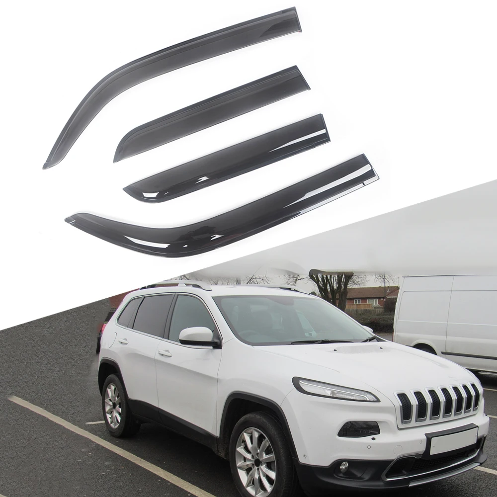 For Jeep Cherokee 2014-2016 Auto Side Window Wind Deflectors Visors Black Rain Guard Door Visor Vent Shades Dark Smoke Ventvisor
For Jeep Cherokee 2014-2016 Auto Side Window Wind Deflectors Visors Black Rain Guard Door Visor Vent Shades Dark Smoke Ventvisor