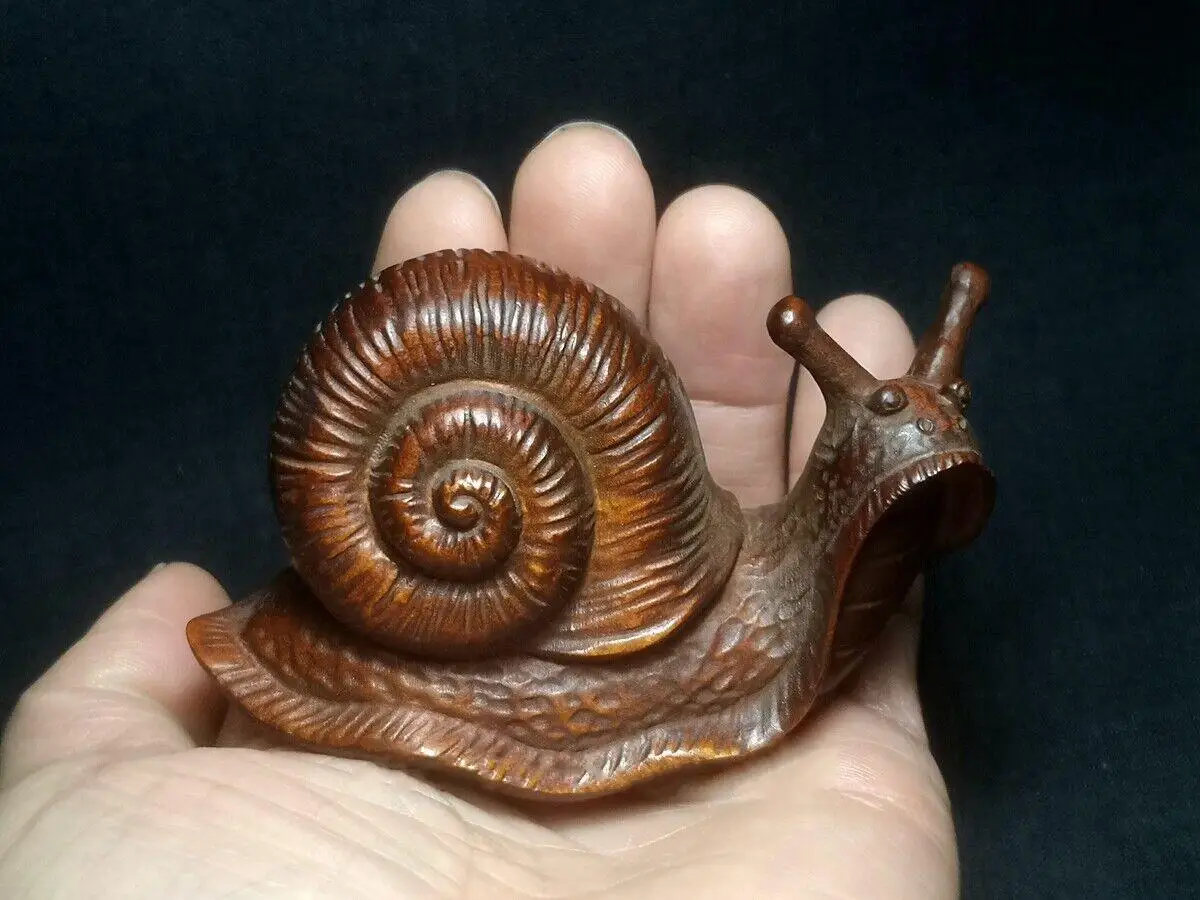 Статуэтка из бокса ручной работы, яркая фигурка улитки, сборная Статуэтка netsuke, подарок 
Статуэтка из бокса ручной работы, яркая фигурка улитки, сборная Статуэтка netsuke, подарок