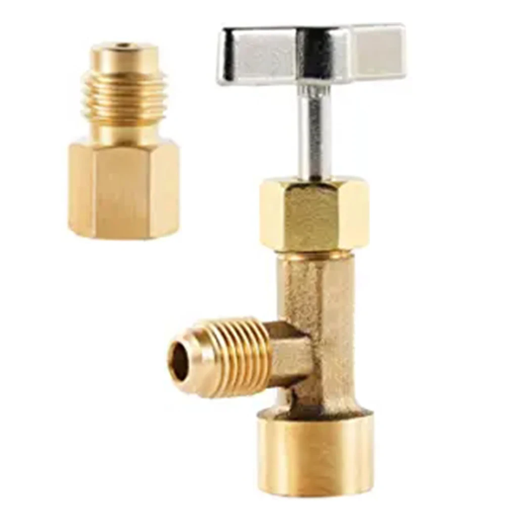 2Pcs Can Tap Tapper Adapter R134a A/C 5.12*1.18*3.54In 3.2 ounces Brass Charging Hoses for car truck SUV other vehicle
2Pcs Can Tap Tapper Adapter R134a A/C 5.12*1.18*3.54In 3.2 ounces Brass Charging Hoses for car truck SUV other vehicle