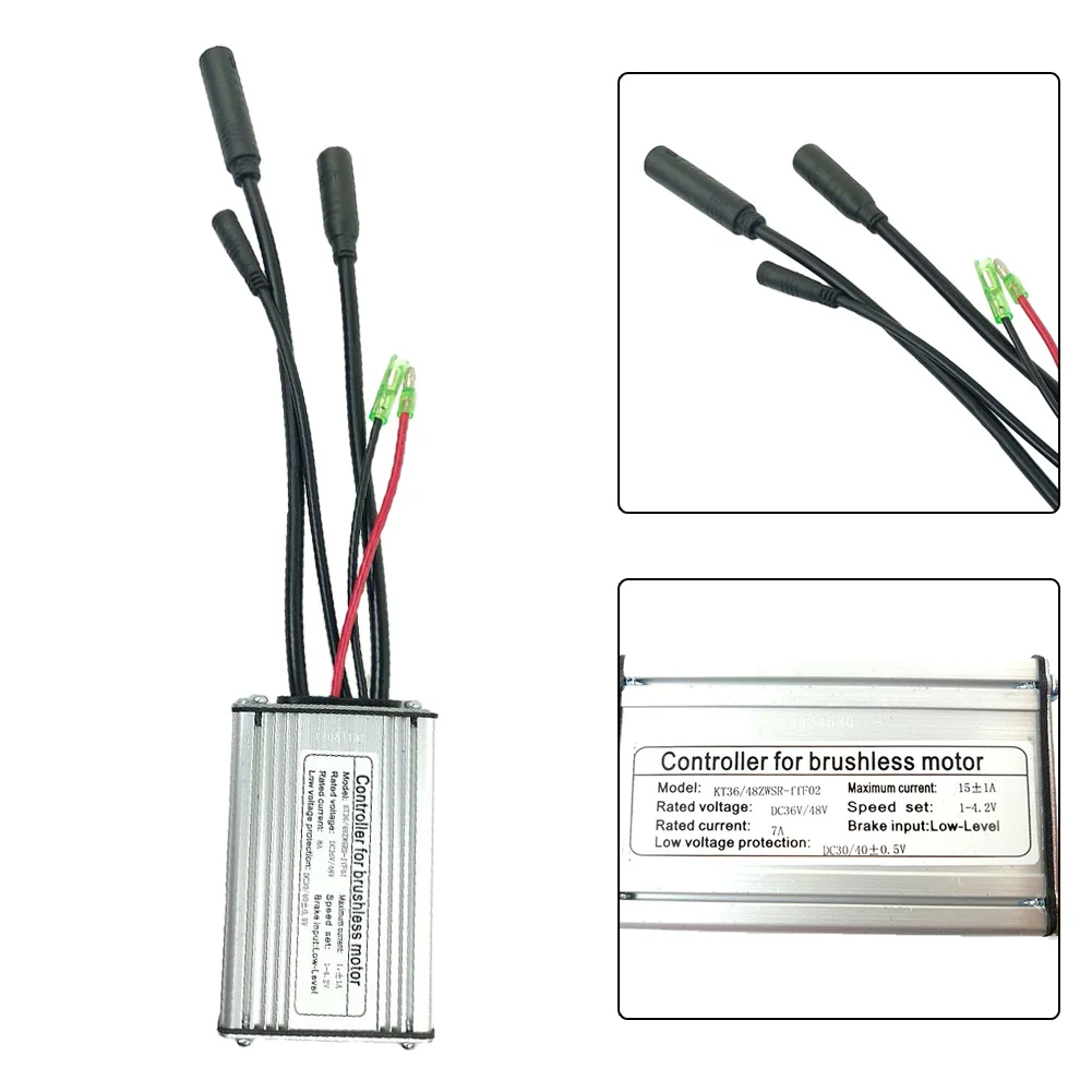 Ebike Controller KT Controller Electric Bicycle Parts Rated Current 7A Red-Black Plug Power Speed Setting 1-4.2V
Ebike Controller KT Controller Electric Bicycle Parts Rated Current 7A Red-Black Plug Power Speed Setting 1-4.2V