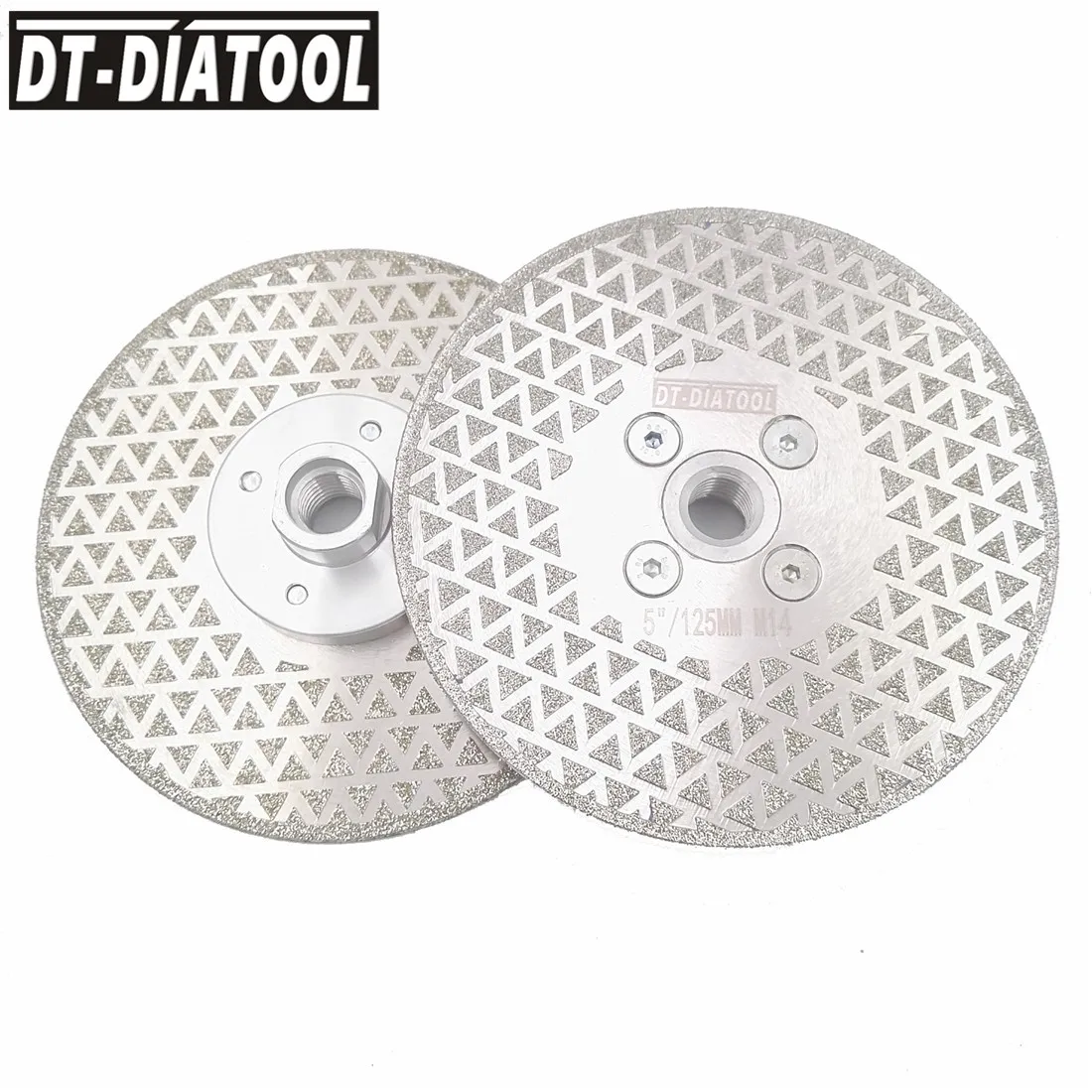 1pc/2pcs Electroplated Diamond Cutting Disc Grinding Wheel Both Side Coated Saw Blade for Cutting Marble Tile M14 Thread
1pc/2pcs Electroplated Diamond Cutting Disc Grinding Wheel Both Side Coated Saw Blade for Cutting Marble Tile M14 Thread