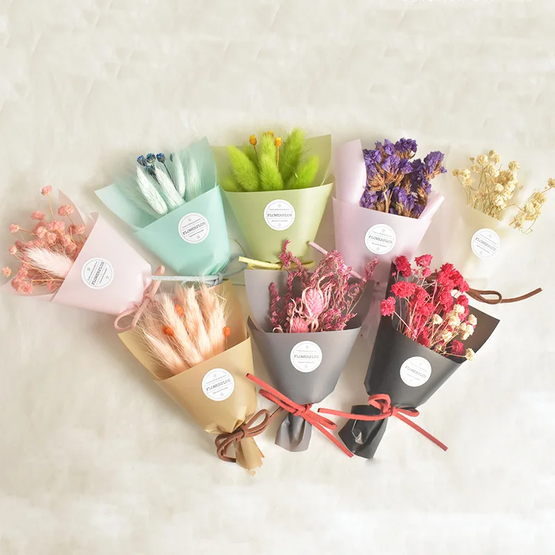 Dried Flowers Mini Mixed Bouquet for Wedding Home Decoration Wedding Birthday Christmas Party Gift Box Packaging Accesories
Dried Flowers Mini Mixed Bouquet for Wedding Home Decoration Wedding Birthday Christmas Party Gift Box Packaging Accesories