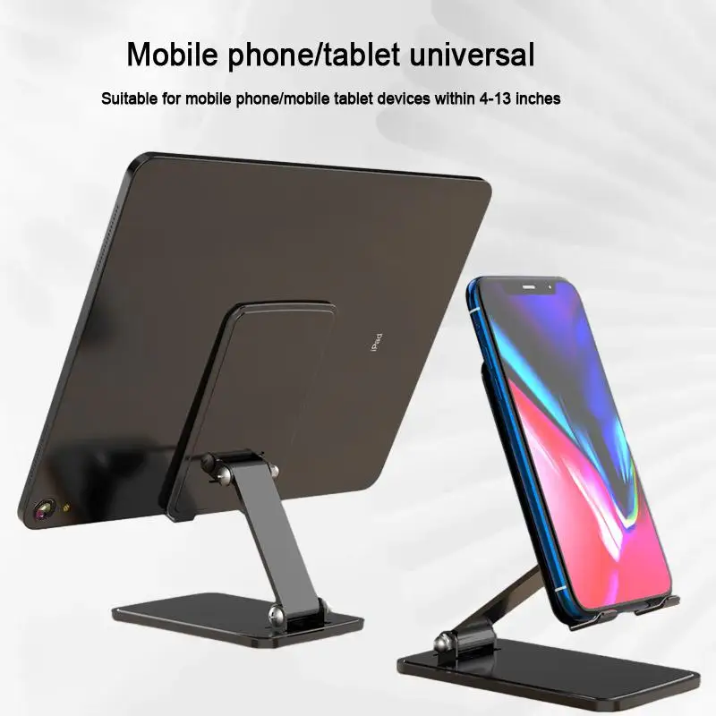 Portable Folding Metal Phone Stand: Lightweight Aluminum Alloy Holder for Easy Viewing and Hands-Free Usage 
Portable Folding Metal Phone Stand: Lightweight Aluminum Alloy Holder for Easy Viewing and Hands-Free Usage